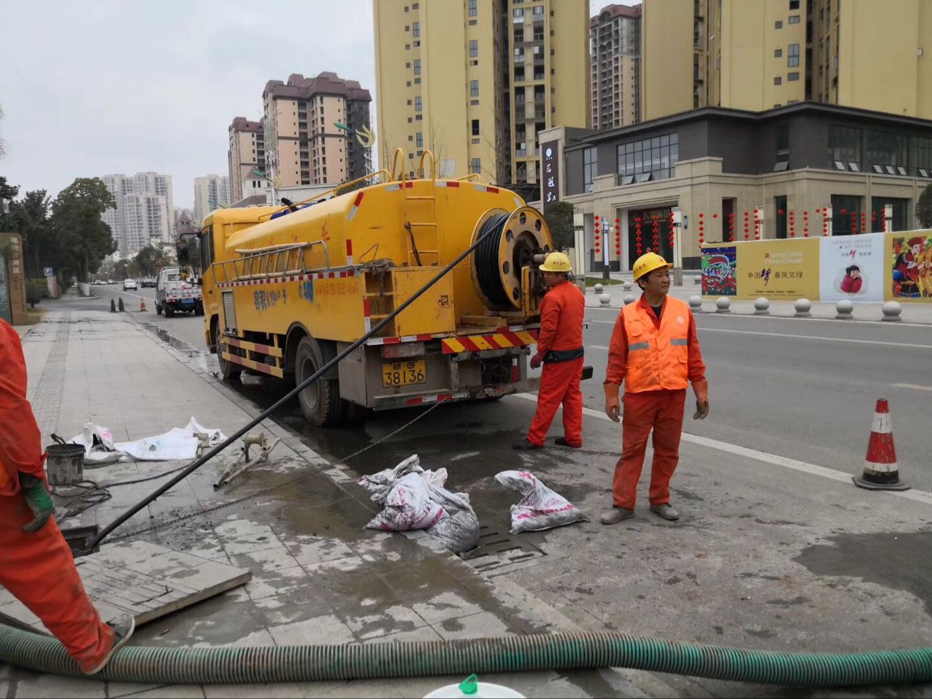 离石排污管道清淤-管道清洗