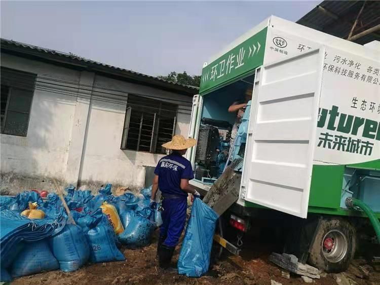 离石工业污泥压干处理
